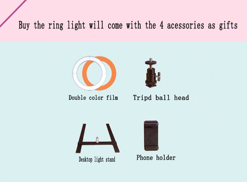 You Tube Me Ring Light Complete Kit