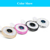 SELFIE RING LED LIGHT WITH WIDE ANGLE LENS CLIP ON SMART PHONE USB RECHARGEABLE