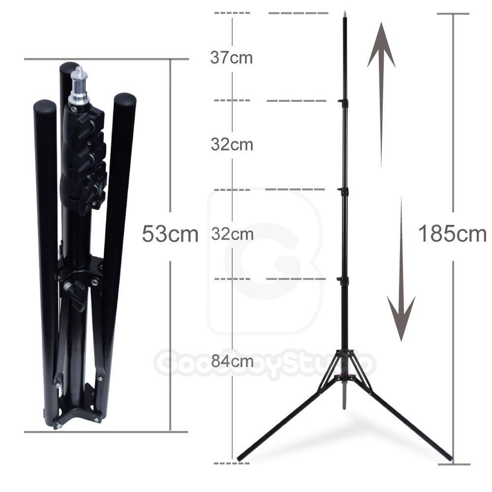 Studio 80W 18" 48cm 2700K~5500K LED Dimmable Ring Light + Camera Phone Holder Tripod