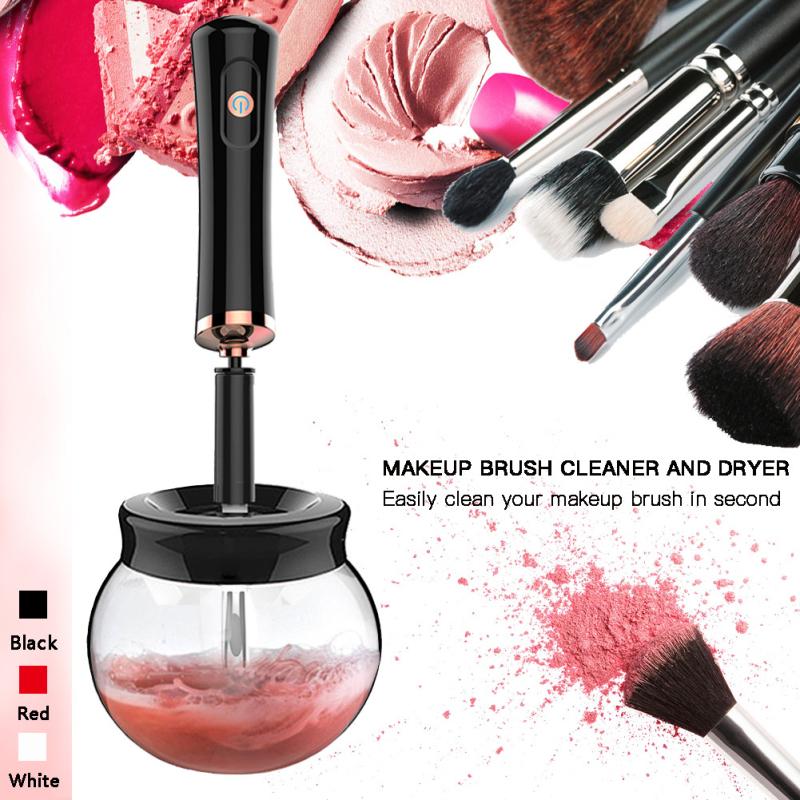Professional Electric Makeup Brush Clean & Dry in Seconds