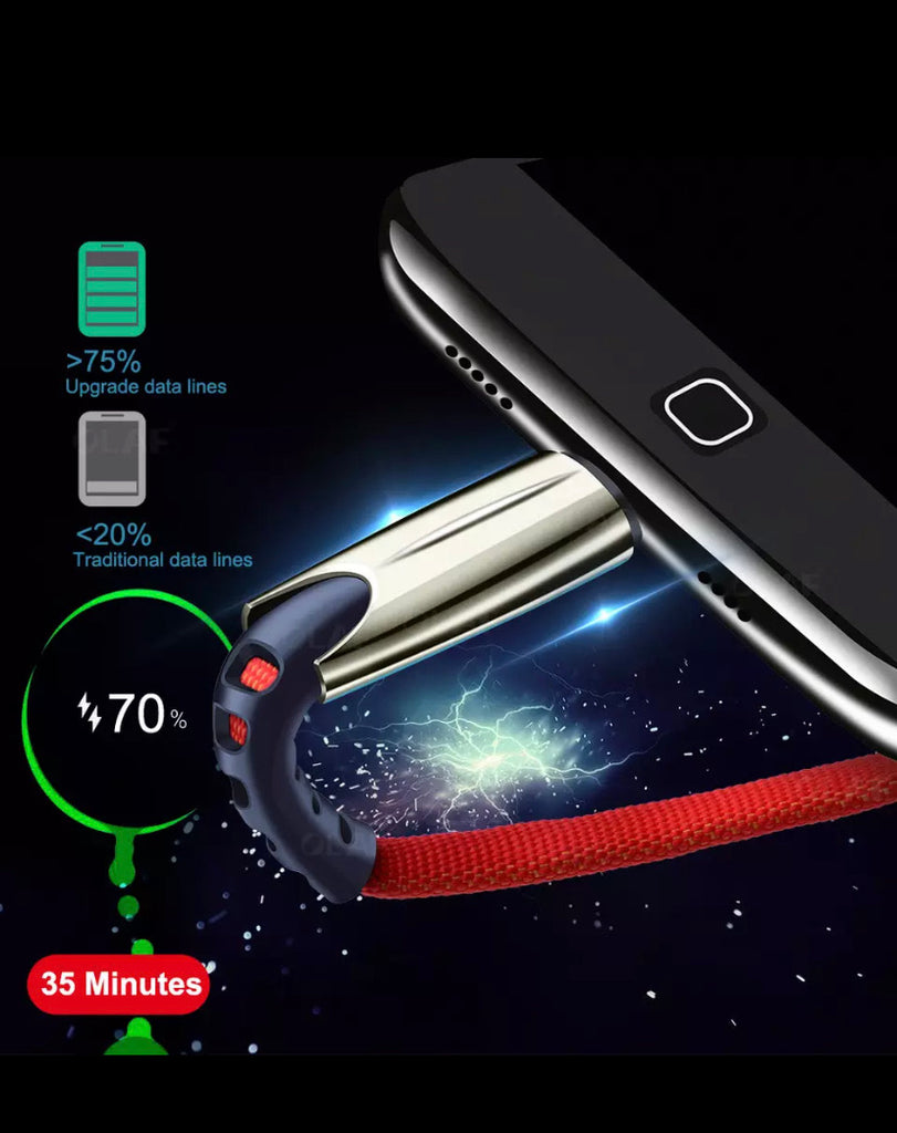 Samsung C  S9 S8 USB FAST CHARGE CORD 3 ea