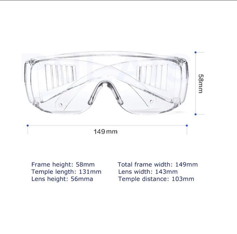 Protective Scratch Resistant Goggles