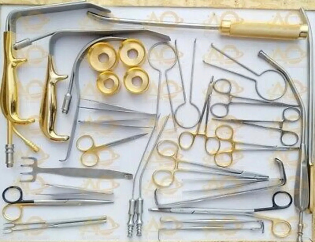 Breast Augmentation Set of 38 Surgical Instruments