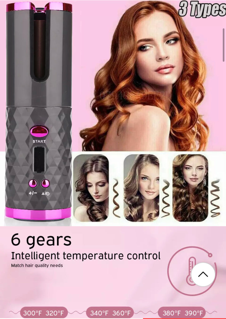World’s First Cordless Automatic Curler