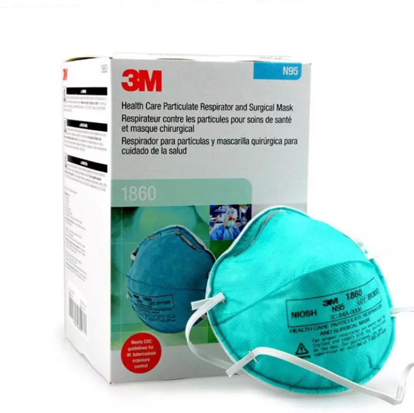 3M 1860 Particulate Surgical N95 Niosh 20 ea