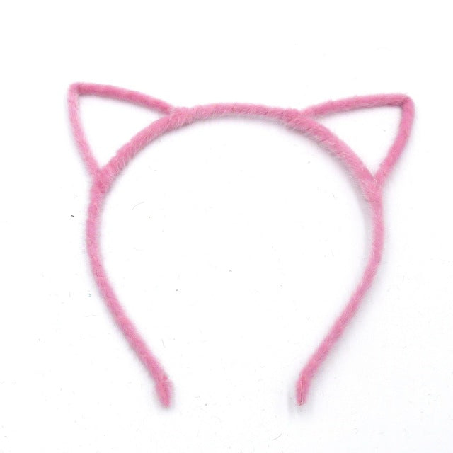 Cat Ear Fleece Hairband Makeup Artist