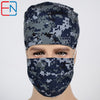 Hennar Home Medical OR Skull Scrub Caps Surgical Surgeon's Surgery Hat in camouflage color