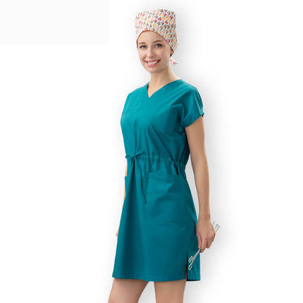 New Arrival 100% Cotton Scrub Dress Cloth Medical Female Nurse Uniform