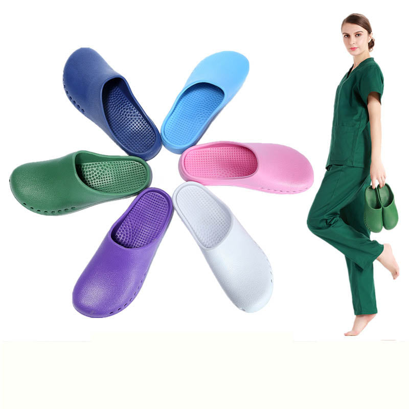 Medical Doctors Nurses Surgical Shoes  Anti-slip Protective Shoes Operating Room Lab Slippers Work Flat Shoes