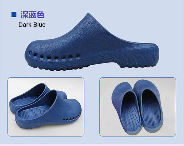 Medical Doctors Nurses Surgical Shoes  Anti-slip Protective Shoes Operating Room Lab Slippers Work Flat Shoes