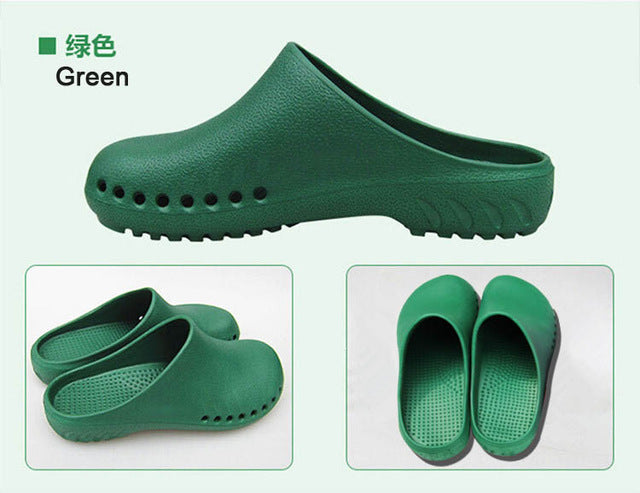 Medical Doctors Nurses Surgical Shoes  Anti-slip Protective Shoes Operating Room Lab Slippers Work Flat Shoes