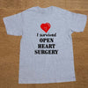 I Survived Open Heart Surgery  T-shirt