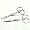 10 cm Stainless Steel Surgical Cosmetic Medical scissors:  Straight tip / Curved tip