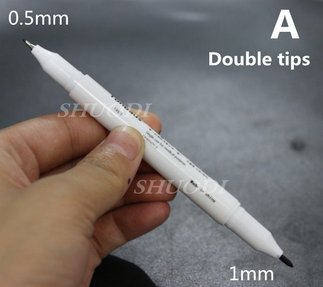 3 Pcs Surgical Medical Marker Pen Inerasable Color-Pen Tool Sterile Package