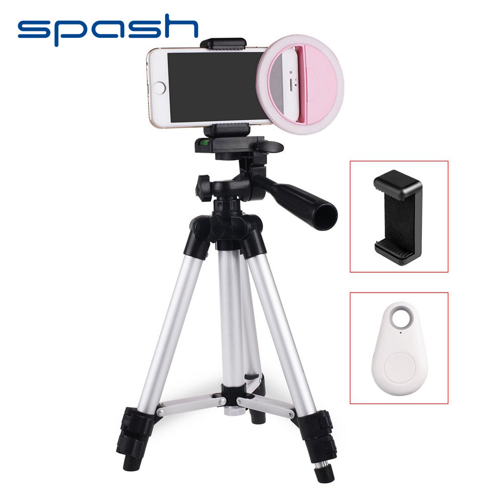 Remote Control Blue Tooth Tripod w Ring Light