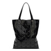 Surgical Life Hour Glass Laser Geometric Handbag Stainless Steel Look with Iridescence or other colors