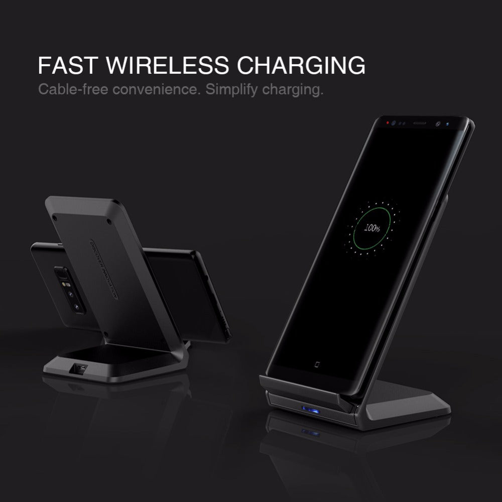 Fast Wireless Charger station for iPhone X/8/8 Plus for Samsung S8/S8