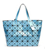 Surgical Life Laser Stainless Steel look Geometric Handbag