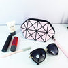 2018 New Handbags Folding Messenger Bag Women Make Up Bag Laser Diamond Bags Geometry Envelope Clutch Phone Small Bag