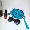 2018 New Handbags Folding Messenger Bag Women Make Up Bag Laser Diamond Bags Geometry Envelope Clutch Phone Small Bag
