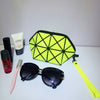 2018 New Handbags Folding Messenger Bag Women Make Up Bag Laser Diamond Bags Geometry Envelope Clutch Phone Small Bag