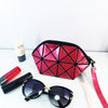 2018 New Handbags Folding Messenger Bag Women Make Up Bag Laser Diamond Bags Geometry Envelope Clutch Phone Small Bag