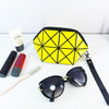 2018 New Handbags Folding Messenger Bag Women Make Up Bag Laser Diamond Bags Geometry Envelope Clutch Phone Small Bag