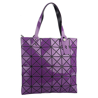 Surgical Life Laser Geometric Tote Handbag 11 colors including Stainless Steel Look