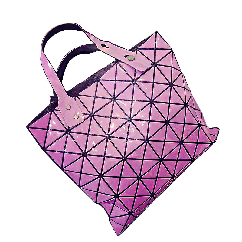 Surgical Life  Laser Geometric Handbag including Stainless Steel Look