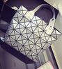 Surgical Life  Laser Geometric Handbag including Stainless Steel Look