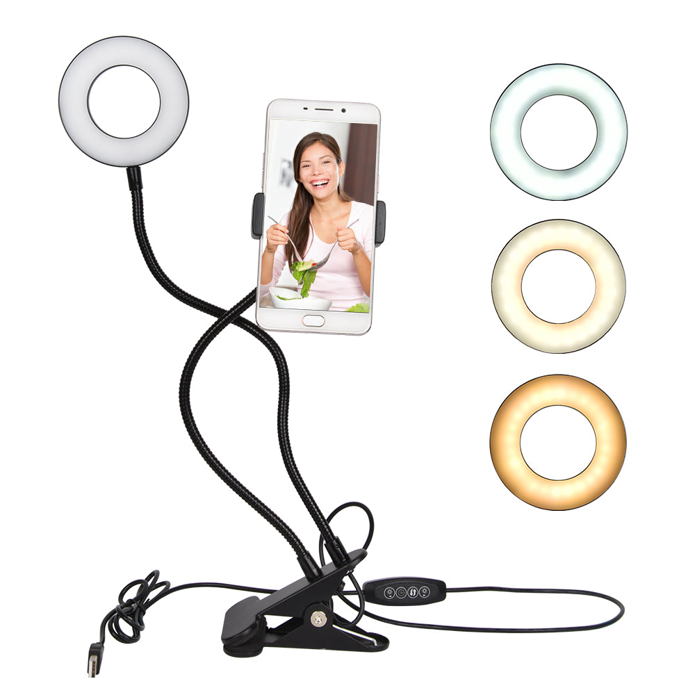 Video Streaming Hands Free Ring Light