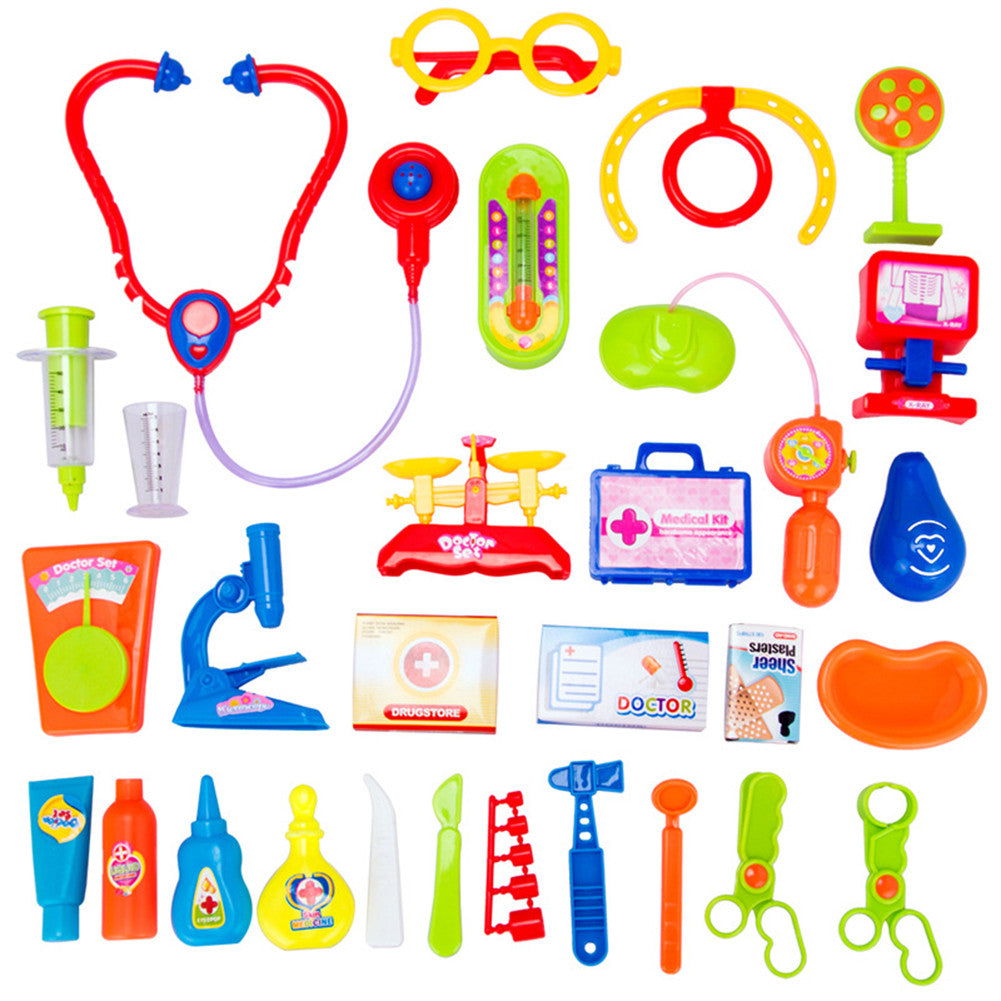 Doctor Nurse Medical Toy Tool Kit  30 Pc