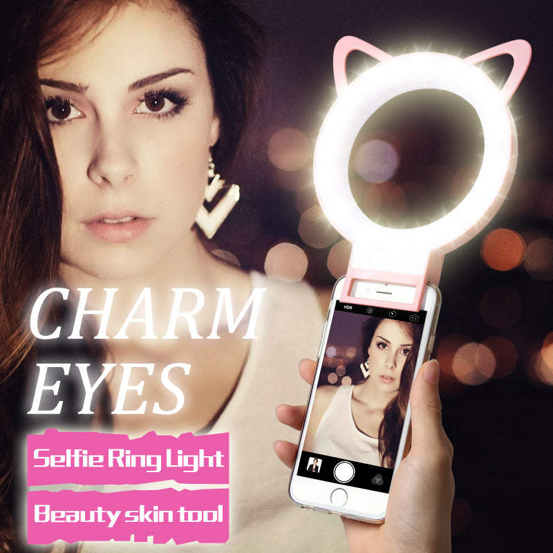 RK13 Led Ring Light Lamp Usb Para Celular Fotografia Photo Studio Lighting For 5S Iphone7 Plus Samsung Selfie Ring Llight Phone