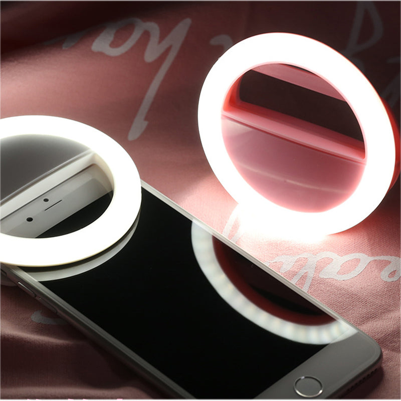 Selfie Ring Light Flash Led Fill Lamp Spotlight Portable Flash Led for xiaomi Sumsung for Meizu iPhone All Cell Mobile Phone