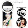 SELFIE RING LIGHT CLIP FOR SMART PHONE  batteries not included