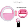 SELFIE RING LIGHT CLIP FOR SMART PHONE  batteries not included