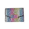 Ombre Rainbow Glitter Trifold Wallet