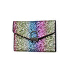 Ombre Rainbow Glitter Trifold Wallet